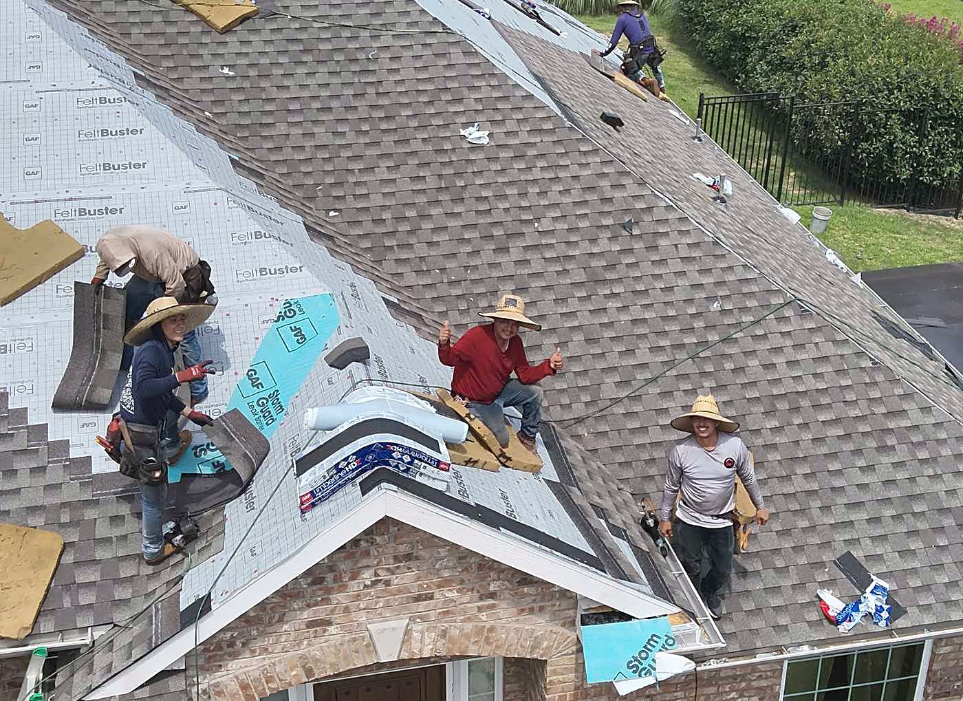 JaM Roofing & Construction at work